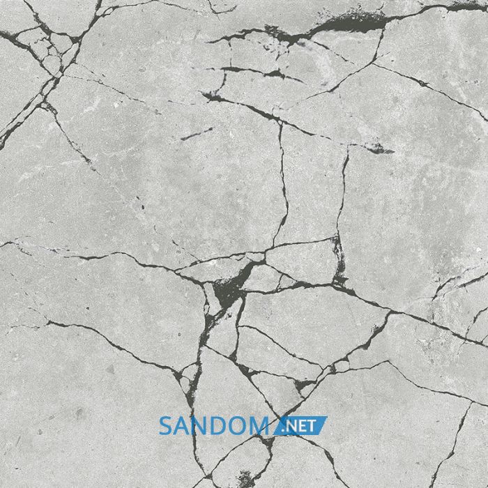 Плитка Inter Gres CRACKLE 072 60x60 темно-сіра