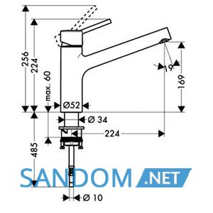 Змішувач для кухні Hansgrohe Talis S 32851000