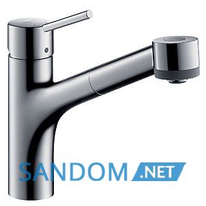Змішувач для кухні Hansgrohe Talis S 32841000 з висувною лійкою