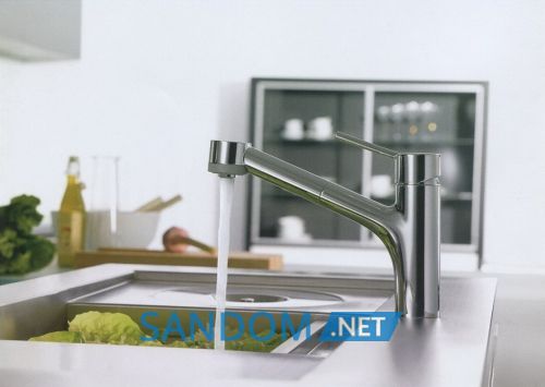 Змішувач для кухні Hansgrohe Talis S 32841000 з висувною лійкою