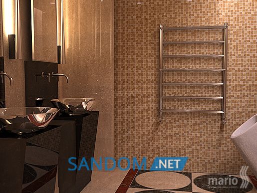 Водяной полотенцесушитель Марио Одиссей 700х500