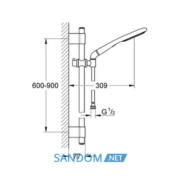 Душевая стойка Grohe Rainshower Eko 27275000 