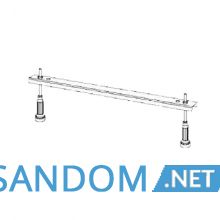 Душевой поддон Kolo Deep XBN0390 90x90 см, полукруглый
