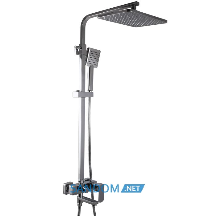 Душевая система Globus Lux ALFA GLAL-1007 со смесителем с поворотным изливом