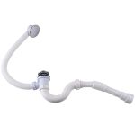 Сифон для ванны Waterstal Click-Clack с гибкой трубой 32/40/50 (А - 14089)