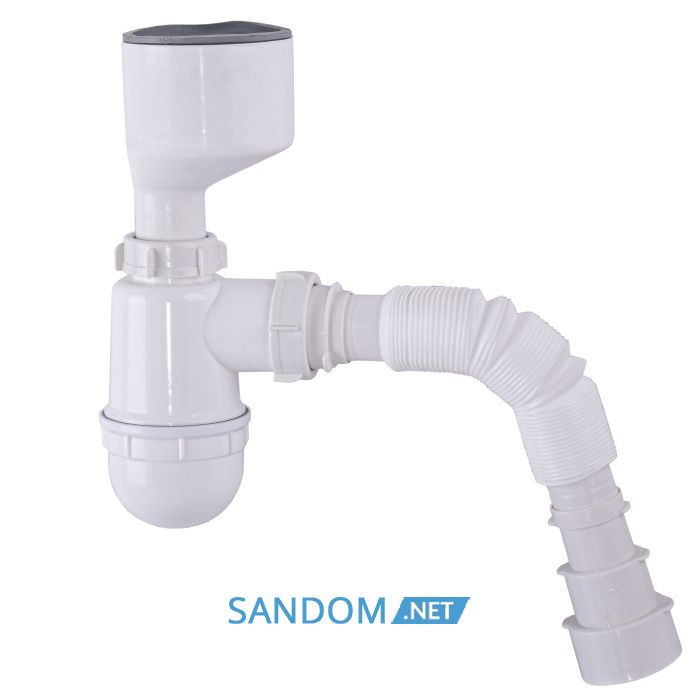Сифон для писсуара Waterstal 1 1/4″ с гофрой 40/50