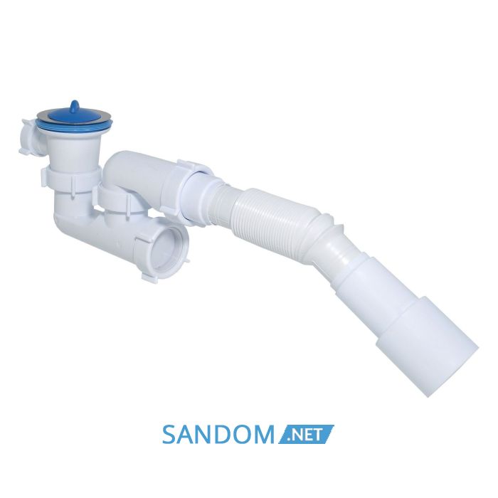 Сифон для душевого поддона Waterstal с гибкой трубой 1 1/2″ 40/50