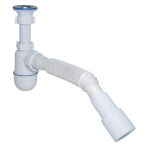Сифон для умывальника Waterstal 1 1/4″ с гофрой 40/50