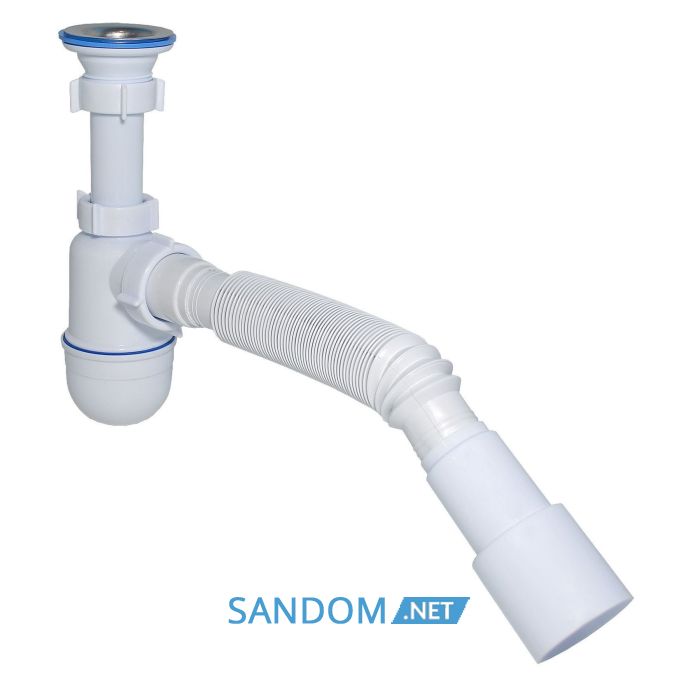 Сифон для умывальника Waterstal 1 1/4″ с гофрой 40/50