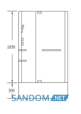 Гідробокс Miracle NA115-3А 110*90*215см