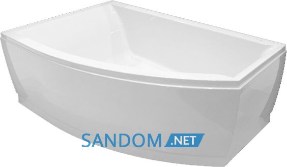 Ванна акрилова VagnerPlast Veronela 160x105см з ніжками