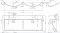 Умивальник Fancy Marble Amelia 120x46см