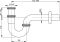 Напівсифон для раковини Alcaplast A432