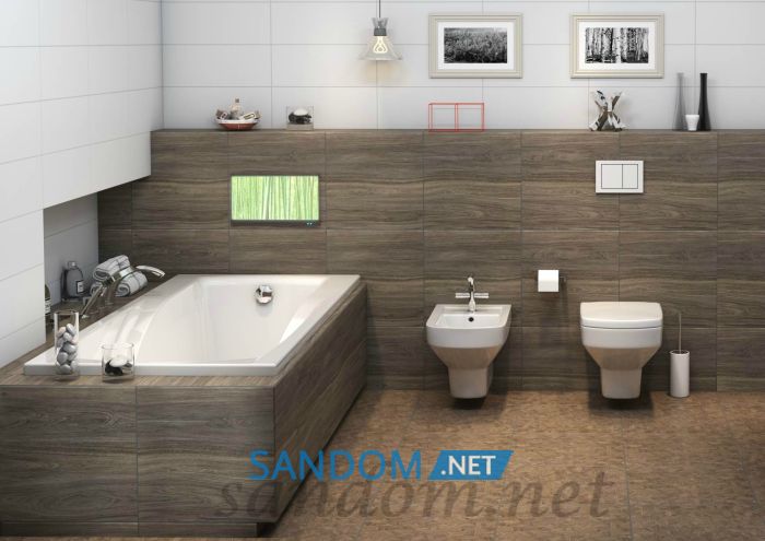 Ванна акриловая Cersanit Zen 170x85 с ножками