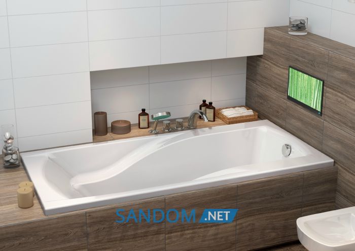 Ванна акриловая Cersanit Zen 180x85 с ножками