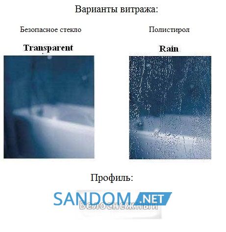 Шторка для ванної кімнати Ravak Rosa VSK2 140