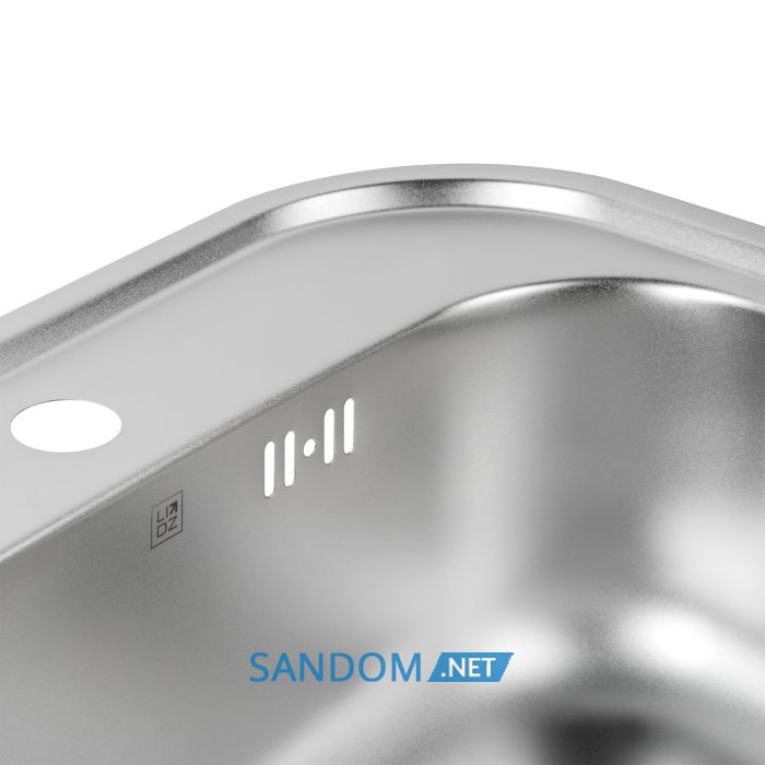 Мойка для кухни Lidz 4749 0,8 мм Satin (LIDZ4749SAT)