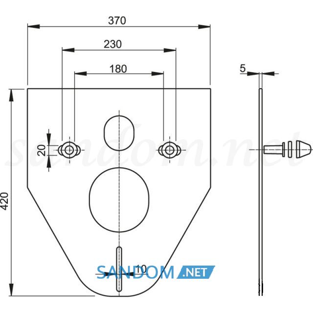 Звукоізоляційна прокладка Alcaplast M-910