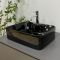 Умывальник накладной VBI FORLI BLACK GLOSSY 48x38