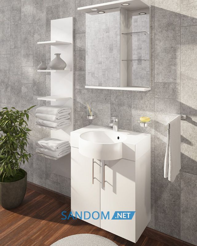 Тумба з умивальником Fancy Marble Ibiza 60 (ШН-612)