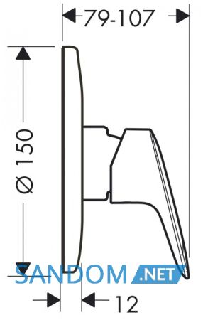 Змішувач для душу Hansgrohe Logis 71606000