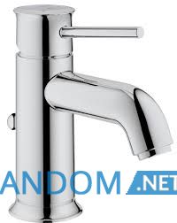 Змішувач для умивальника Grohe BauClassic 23161000 з донним клапаном