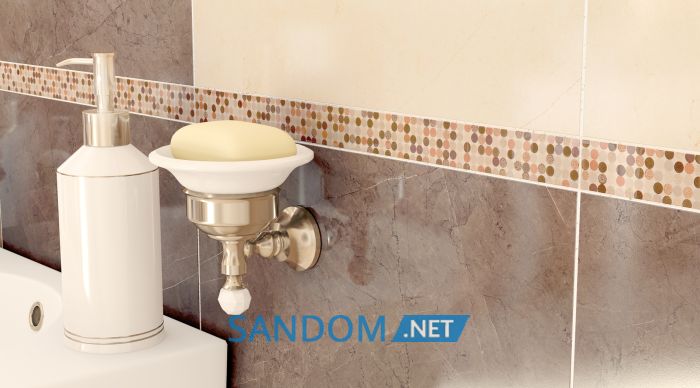 Плитка Cersanit Diana 25x40 коричневая (стена)