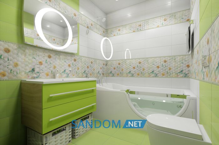Плитка для пола Атем Ялта GN 40x40 зелёная 