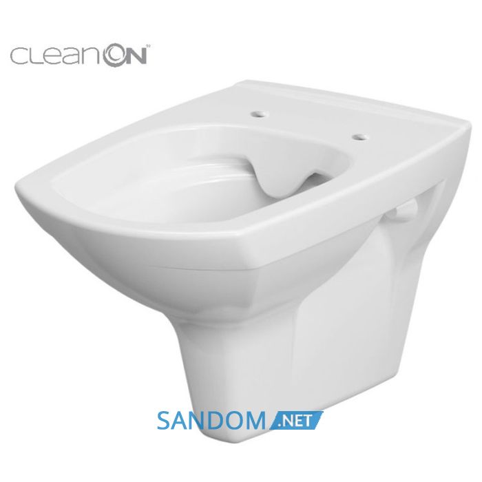 Унітаз підвісний Cersanit Carina Clean on без обідка