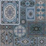 Плитка Атем Алладин BL 40x40 голубая (пол)