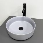 Умывальник накладной VBI PRATO LIGHT GREY MATT 36x36