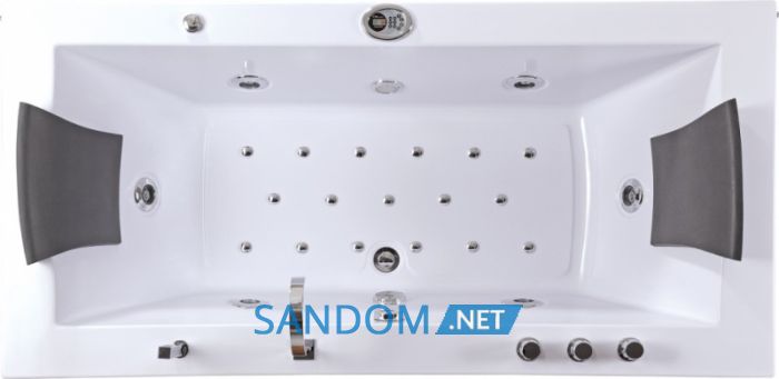 Ванна Iris TLP-658 new 180x90x76 с гидро и аэромассажем
