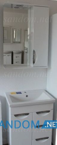 Зеркало-шкафчик для ванной Сансервис Laura 60