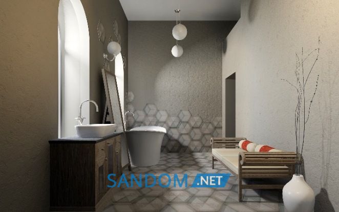 Плитка Atem Hexagon Paris Mix 40х34,6