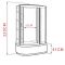 Гидробокс Atlantis AKL 120P ECO (XL) R 120x80x225