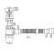 Сифон для умывальника Waterstal 1 1/4″ с гофрой 40/50