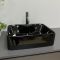 Умывальник накладной VBI FORLI BLACK GLOSSY 48x38