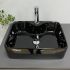 Умывальник накладной VBI FORLI BLACK GLOSSY 48x38