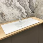 Умывальник врезной VBI FERRARA WHITE 120x46