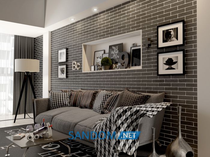 Плитка Golden Tile Brickstyle The Strand 6x25 чорна