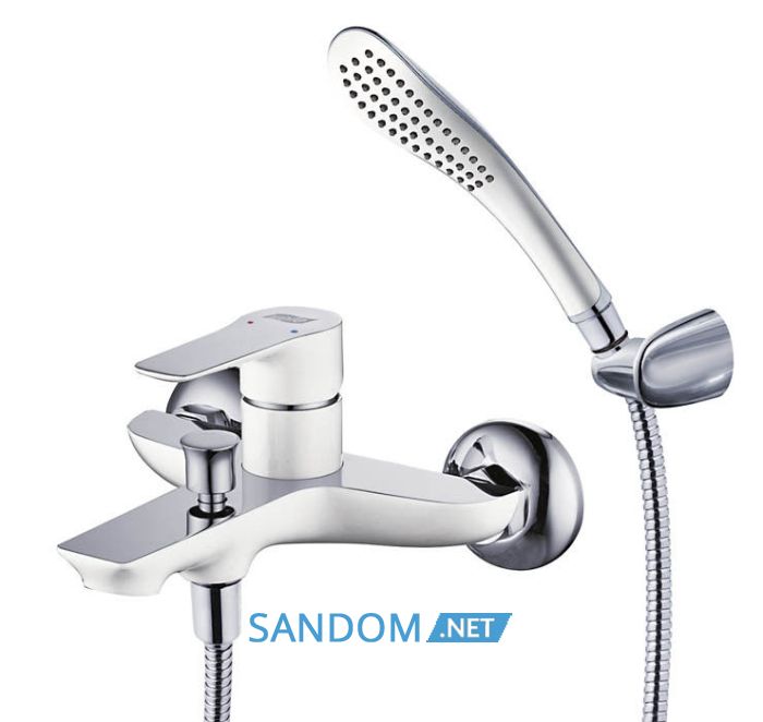Смеситель для ванны Welle Gerda WEV23461KX-H21166-HN