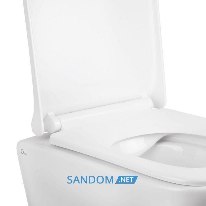 Унитаз подвесной Qtap Tern безободковый с сиденьем Soft-close QT1733052ERW