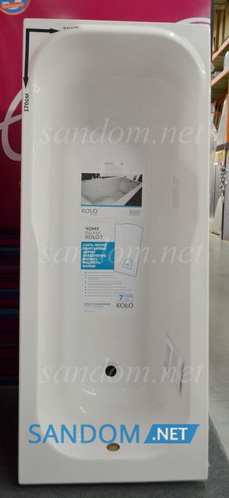 Ванна акрилова Kolo Sensa 170x70 без ніжок