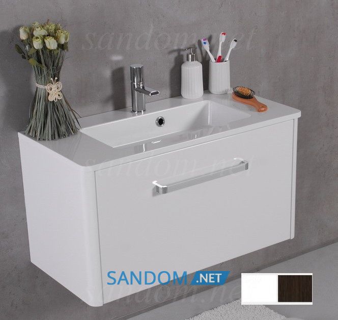 Тумба Fancy Marble Bali с умывальником Annabelle 80