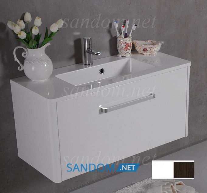 Тумба Fancy Marble Bali с умывальником Annabelle 90
