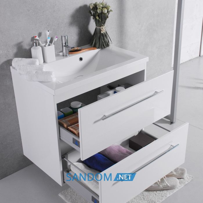 Тумба з умивальником Fancy Marble Goa 80 (ШН-72)