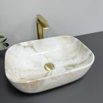 Умывальник накладной VBI RAVENNA LABRADORITE GLOSSY 46x32,5