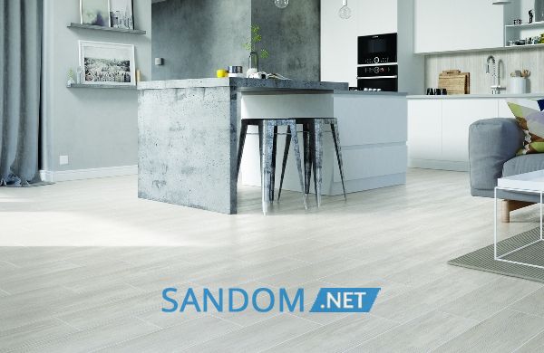 Плитка Cersanit Finwood белая 18,5x59,8