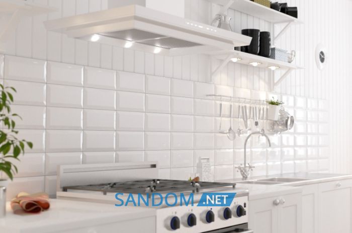 Плитка для стен Golden Tile Metrotiles 10x20 белая