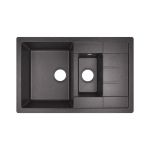 Мойка для кухни с дополнительной чашей Lidz 780x495/200 BLA-03